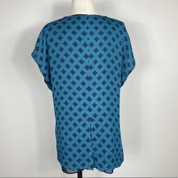 Cabi Short Sleeve Peplum Blouse - Picture 6 of 9